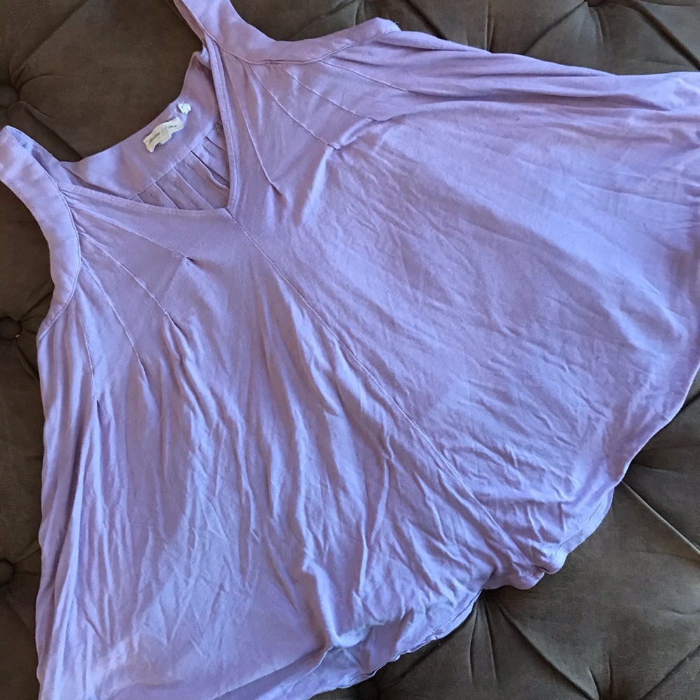 Flowy purple tank